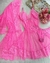 Kit Romance com robe e camisola tule em coração - Rosa Neon