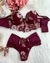 Cropped Floral - marsala