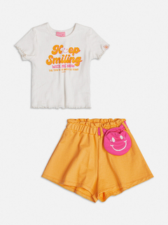 Conjunto Blusa Canelada E Shorts Momi - comprar online