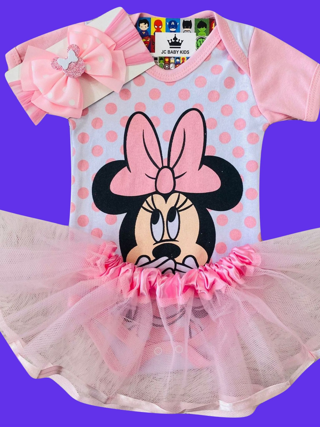 Saia Tule Rosa Beb Comprar em JC BABY KIDS