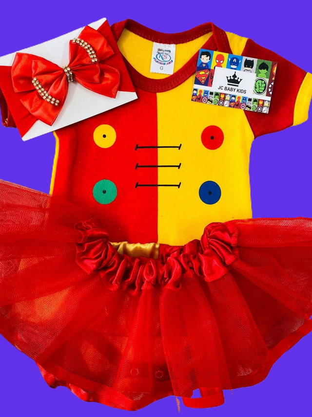 Saia Tule Vermelha Comprar em JC BABY KIDS