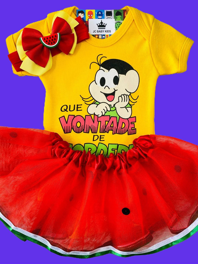 Saia Tule Melancia Comprar em JC BABY KIDS