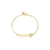 Pulseira Infantil Menino Banhada a Ouro 18k