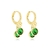 Brinco Argola 2 Pedrinhas Banhado a Ouro 18k - loja online