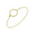 Bracelete Círculo Banhado a Ouro 18k