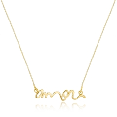 Gargantilha Amor Banhada a Ouro 18k - comprar online