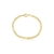 Pulseira Infantil Banhada a Ouro 18K