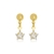 Brinco Estrela Banhado a Ouro 18k - comprar online