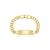 Pulseira Placa Banhada a Ouro 18k