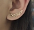Brinco Ear Cuff Estrela Banhado a Ouro 18k