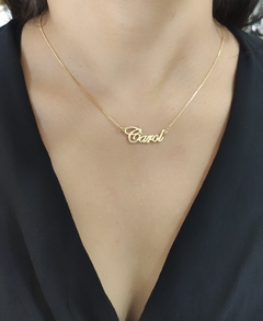 Gargantilha Personalizada Banhada a Ouro 18k