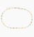 Choker Color Retangular Banhada a Ouro 18K - comprar online