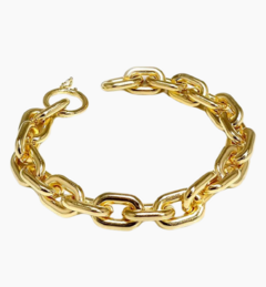 Pulseira Elos Banhada a Ouro 18k