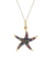 Gargantilha Estrela do Mar Banhada a Ouro 18k - comprar online