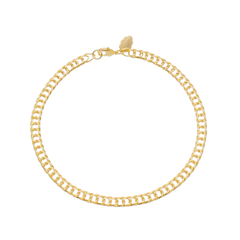 Pulseira Elo Duplo Banhada a Ouro 18k