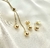 Colar Gravata Bola Banhada a Ouro 18K - Mariah Store Semijoia