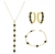 Kit Colar, Brinco e Pulseira Banhado a Ouro 18k