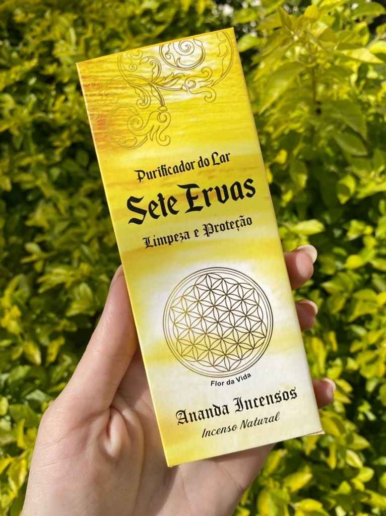 Incenso Natural Ananda Sete Ervas - Limpeza e Proteção-Encantos