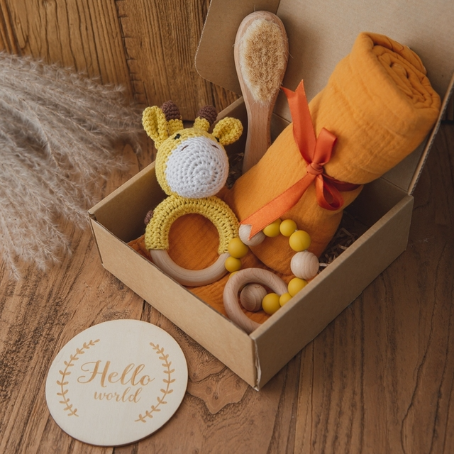 Kits Ch de Beb Meu Primeiro Presente Montessori