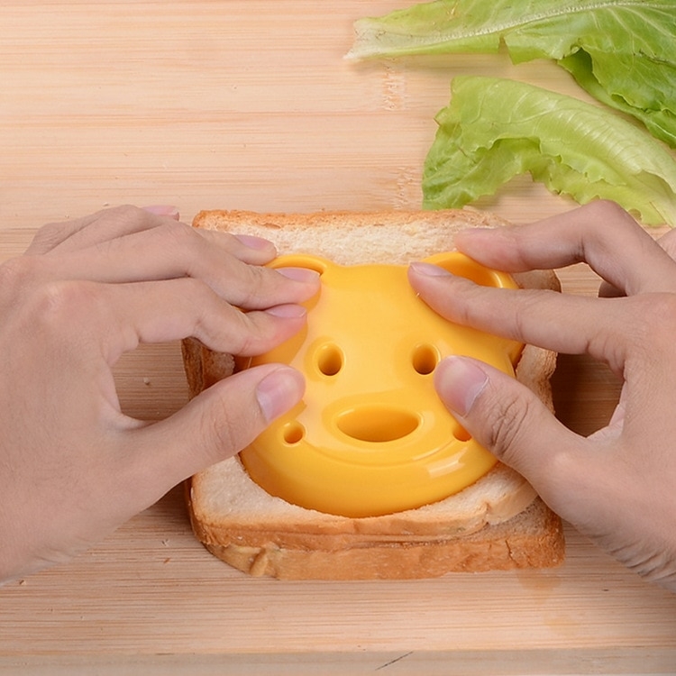 Formas divertidas de cortador de pão e sanduíche para crianças