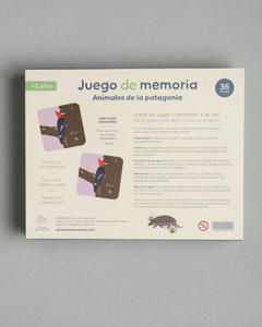JUEGO DE MEMORIA: ANIMALES DE LA PATAGONIA - comprar online