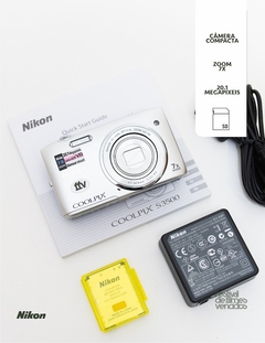 Câmera Digital Nikon Coolpix S3500 20.1MPX