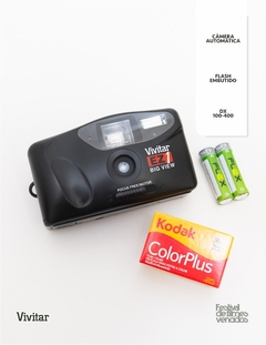 Câmera Vivitar EZ 1 BigView 35mm + Kodak Colorplus 200