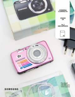 Câmera Digital Samsung PL20 14.2 MPX Pink