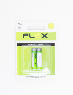 Pilhas AAA Alcalina Flex 2 unid.