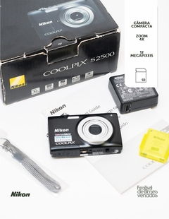 Câmera Digital Nikon Coolpix S2500 12MPX