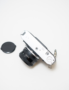 Câmera Canon AE1 com lente FD 50mm 1.8 - FFV