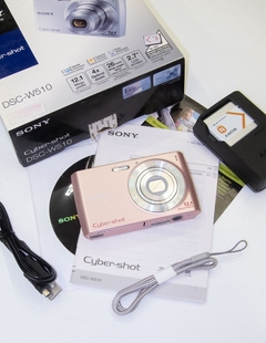 Câmera Digital Sony Cyber-shot DSC-W510 12.1 MPX - Rosa