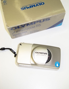 Câmera Olympus Stylus Zoom 115 (Mju) + Case + Bateria