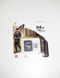 Cartão de Memória MicroSD Kingston Canvas 64gb 170mbs