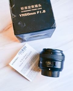 Lente Yongnuo YN 50mm F 1.8 AF para Câmeras Nikon Digitais - comprar online