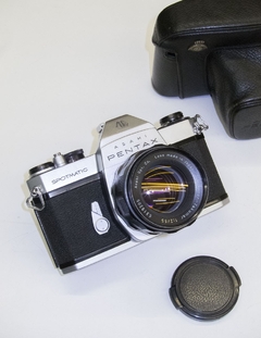 Câmera Pentax Spotimatic SP II com lente Takumar 55mm f2