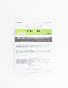 Pilhas AAA Alcalina Flex 2 unid. - comprar online