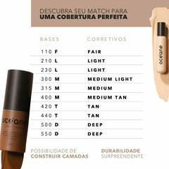 Base Líquida Média Semi-Matte – Skin Foundation 315m Océane Edition 35ml