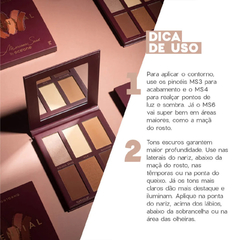 Paleta de Contorno Mari Saad - Essential Contour Palette 21g na internet