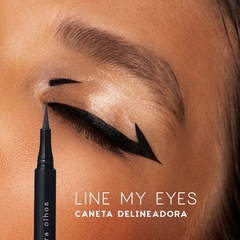 Caneta Delineadora Preta - Line My Eyes Océane Edition 1,2ml