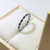 Anéis Românticos Com Pedras De Safira | Katia Almeida - loja online