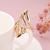Anéis De Luxo Ouro Rosa Com Cristais De Zircônia Cúbica Natural Katia Almeida en internet