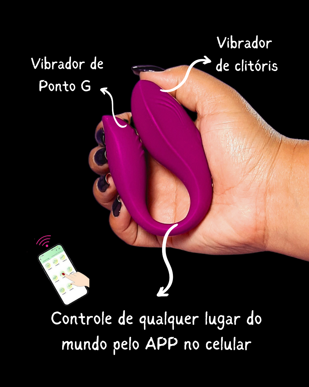 Enjoy | Vibro de APP (QUALQUER LUGAR DO MUNDO)