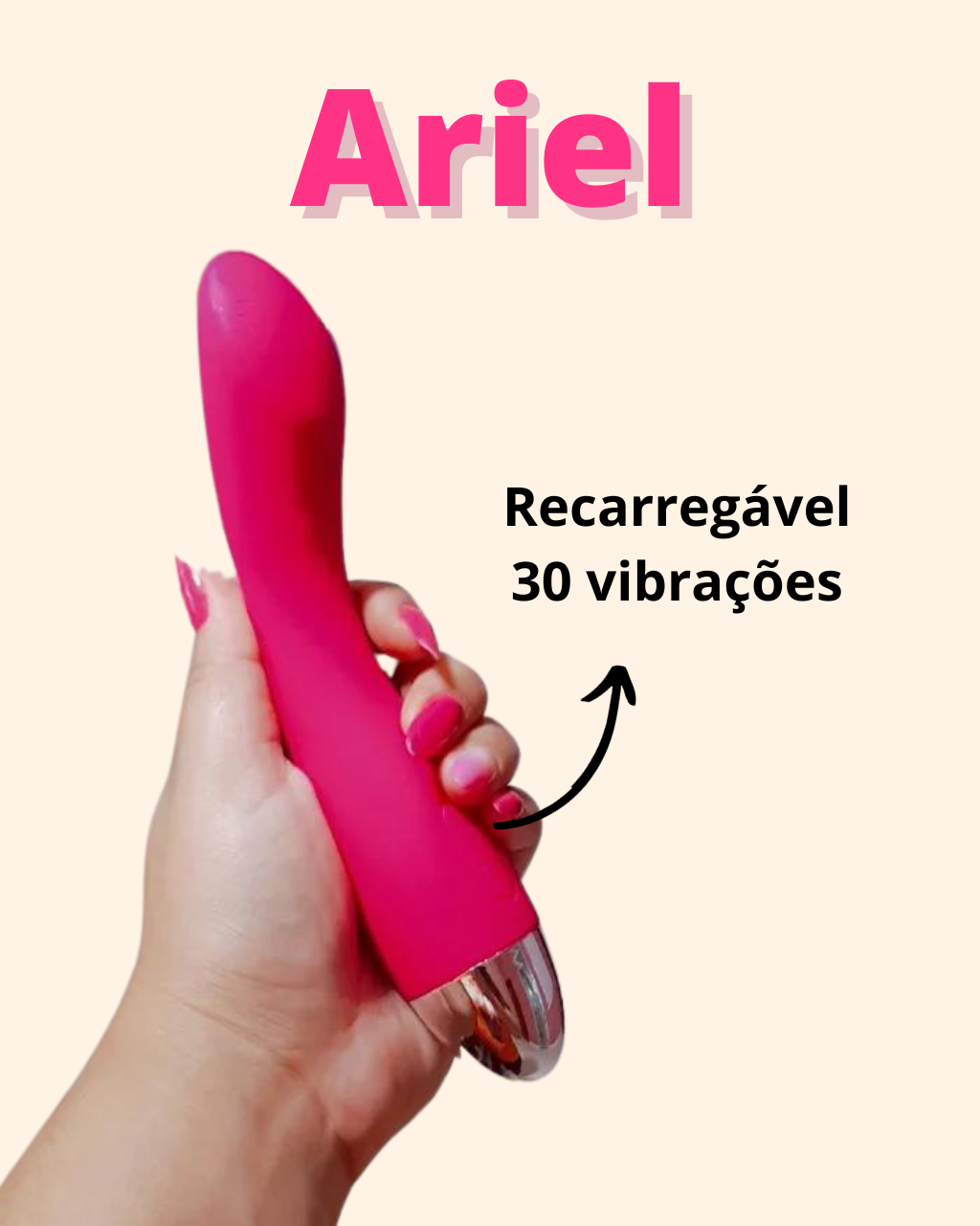 ARIEL | Vibrador de Ponto G com 30 Vibrações