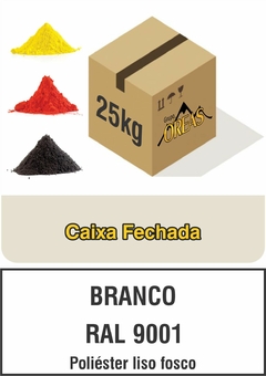 BRANCO RAL 9001 CAIXA 25Kg