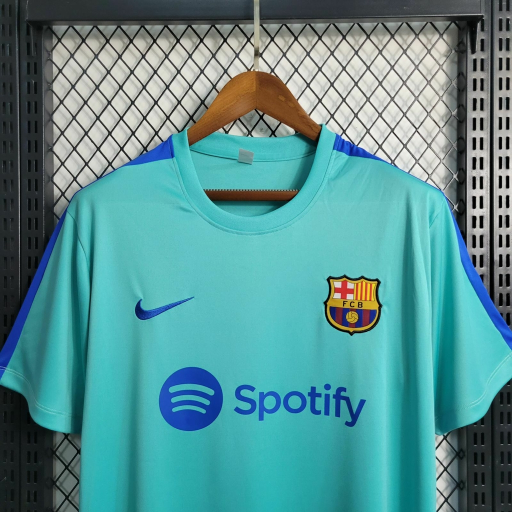 Camiseta del barcelona verde agua top