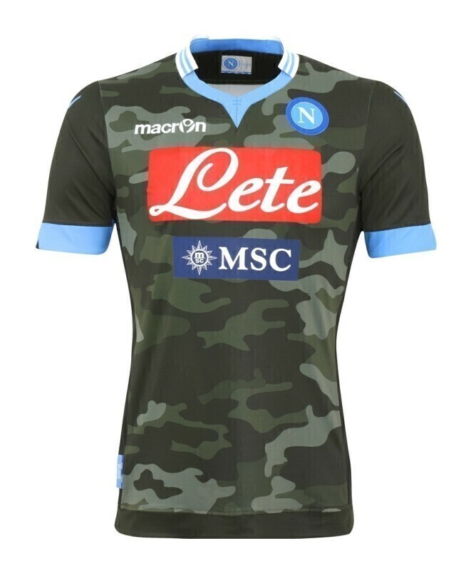 Camisa Napoli 2023 Masculino Torcedor Camuflado Verde