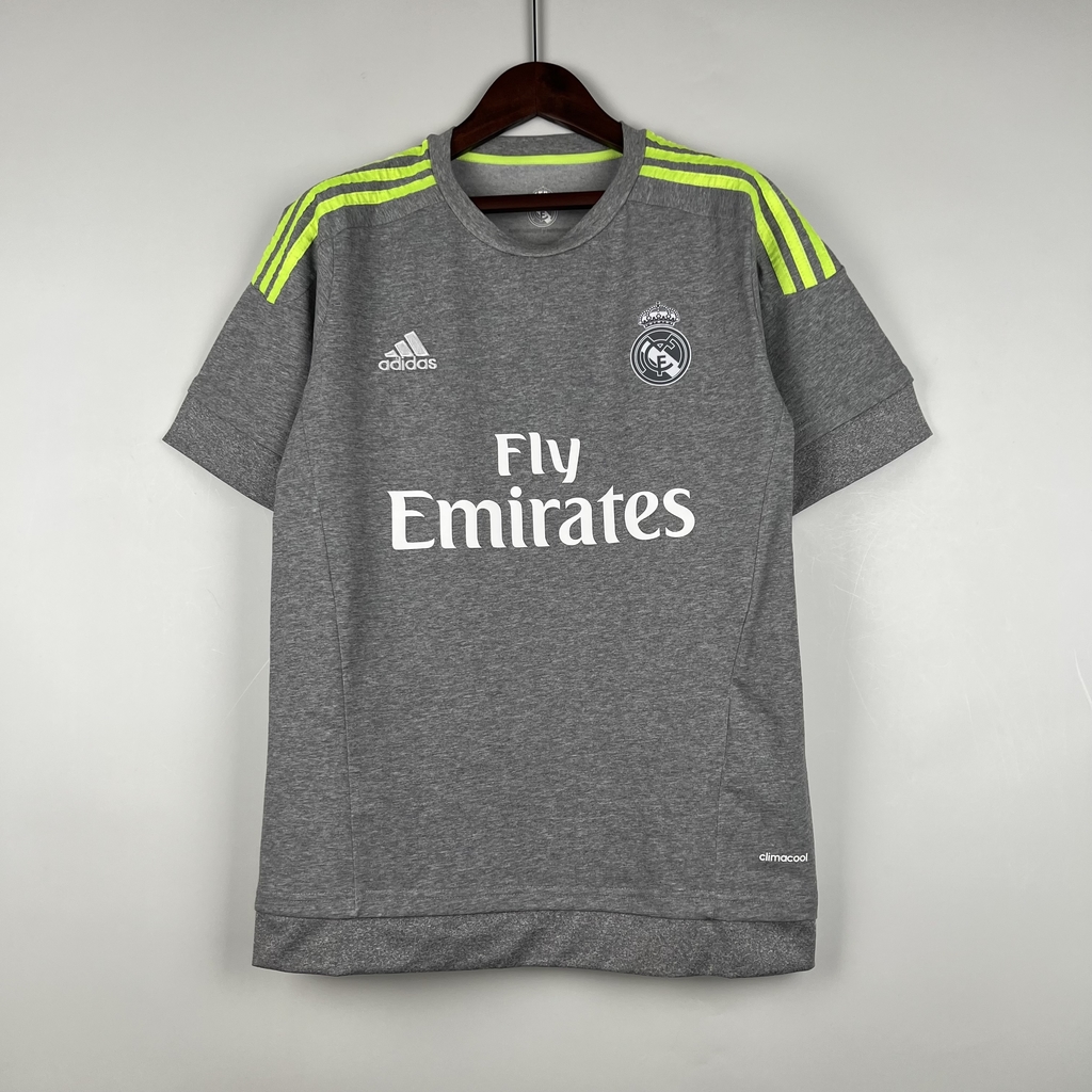 Camisa real sale madrid cinza