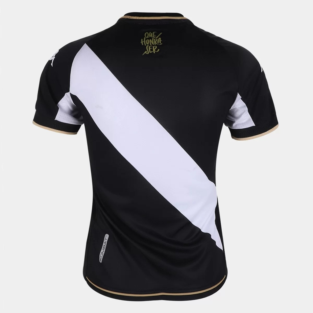 Camisa Vasco 2023 Kappa Treino Feminina Preta