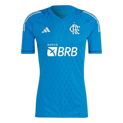 Camisa Flamengo Goleiro 2023 - Torcedor Masculina - Azul